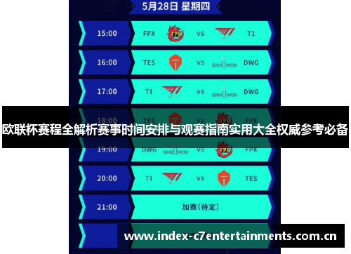 欧联杯赛程全解析赛事时间安排与观赛指南实用大全权威参考必备 欧联杯赛程全解析赛事时间安排与观赛指南实用大全权威参考必备